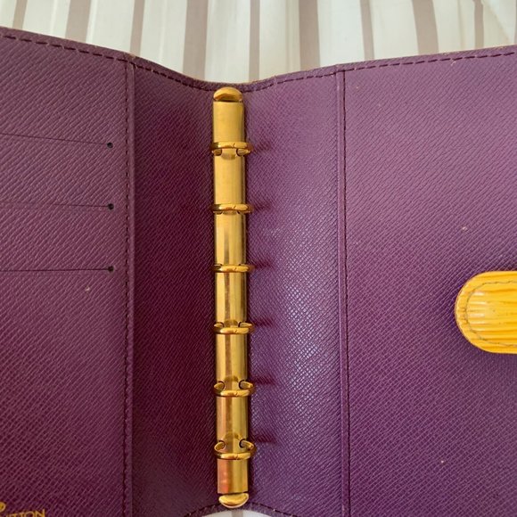 🎉SOLD🎉Authentic Louis Vuitton Yellow Epi PM Agenda Cover - Picture 10 of 13